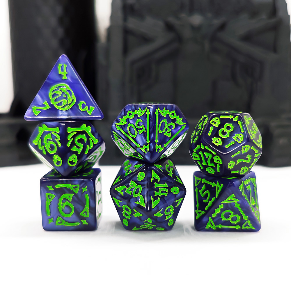 Cthulhu Dark Blue & Neon Green - Gaming Set Accessories reseña y precio