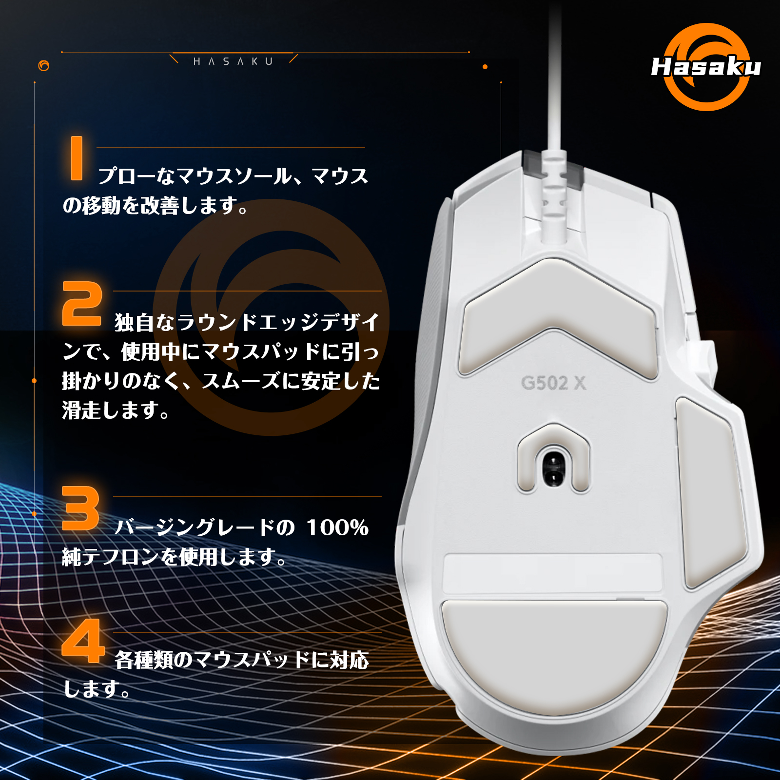 2 Sets HASAKU Rounded Curved E - Gaming Set Accessories reseña y precio