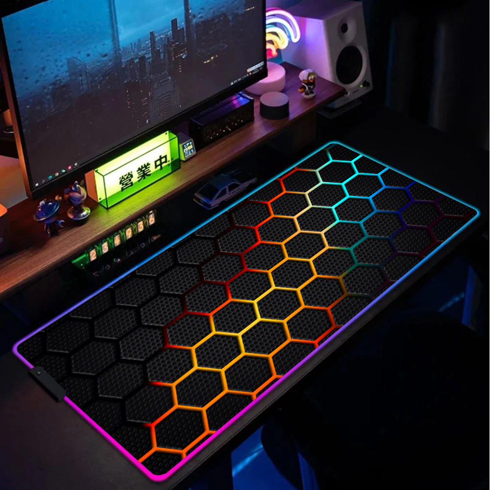 Xxl Mouse Pad Gamer Hexagonal  - Accessories For Your Gaming Room reseña y precio