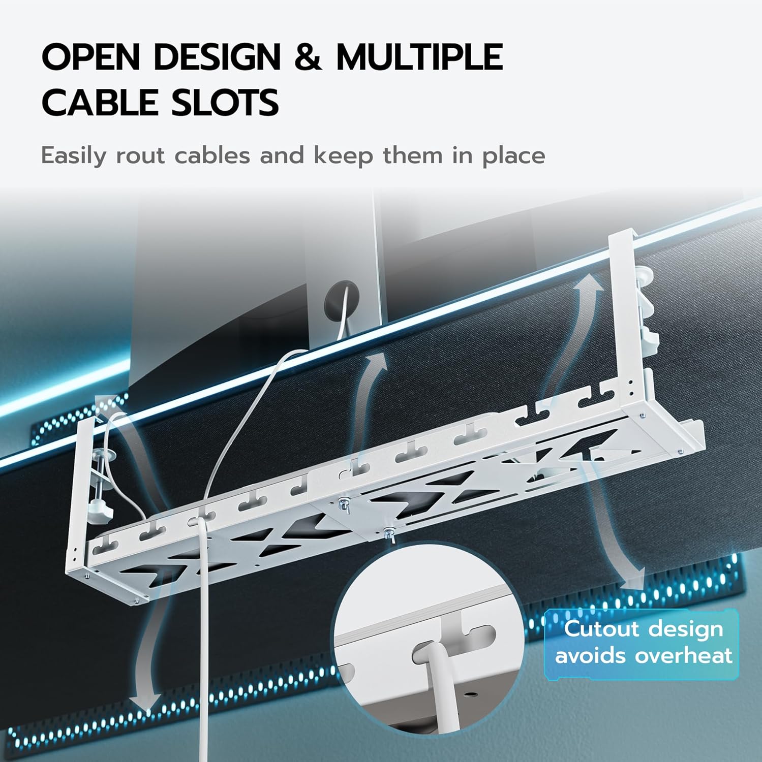 Extendable Under Desk Cable Ma - Gaming Accessories For Desk reseña y precio
