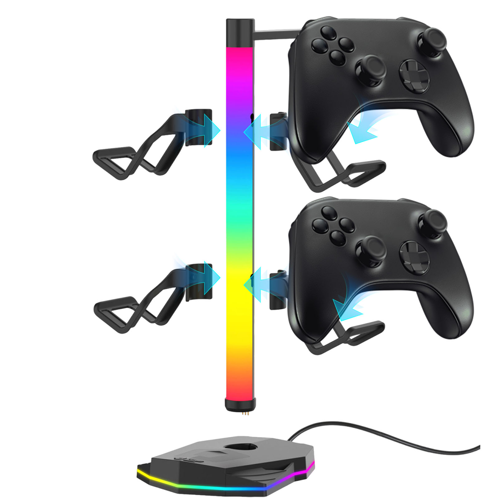 Headset Controller Display Sta - Gaming Accessories Rgb reseña y precio