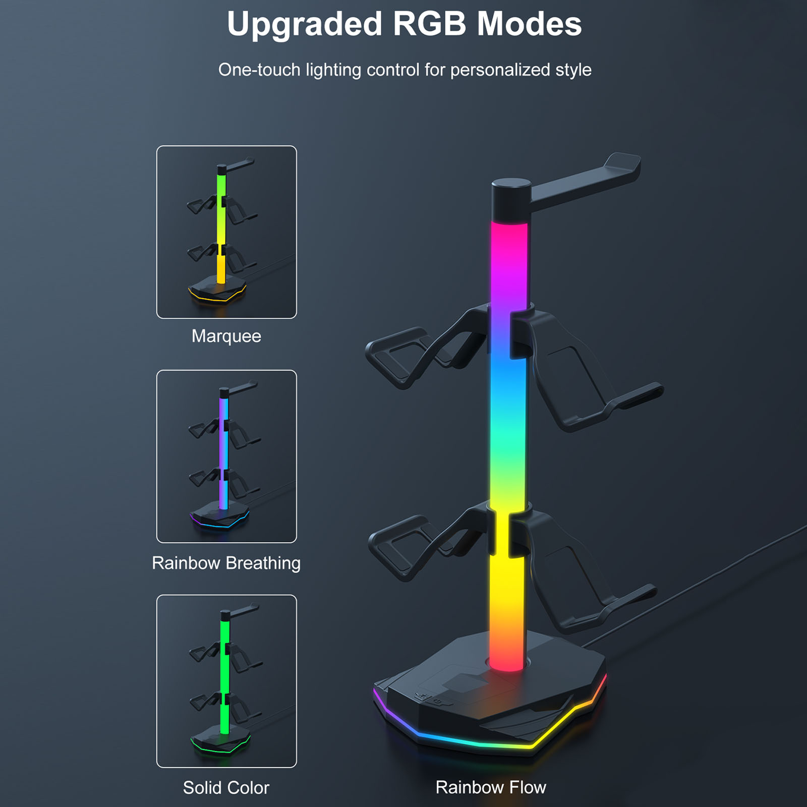 Headset Controller Display Sta - Gaming Accessories Rgb reseña y precio