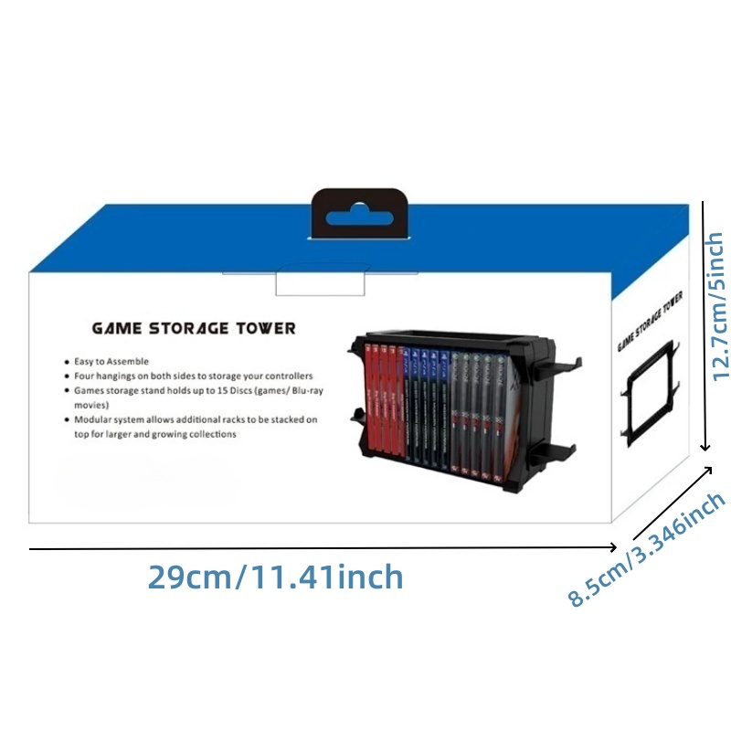 Game Storage Rack with Control - Gaming Accessories Rack reseña y precio