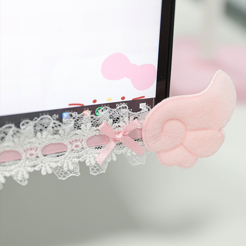 Cute Lace Monitor Frame Decor  - Accessories For Your Gaming Room reseña y precio