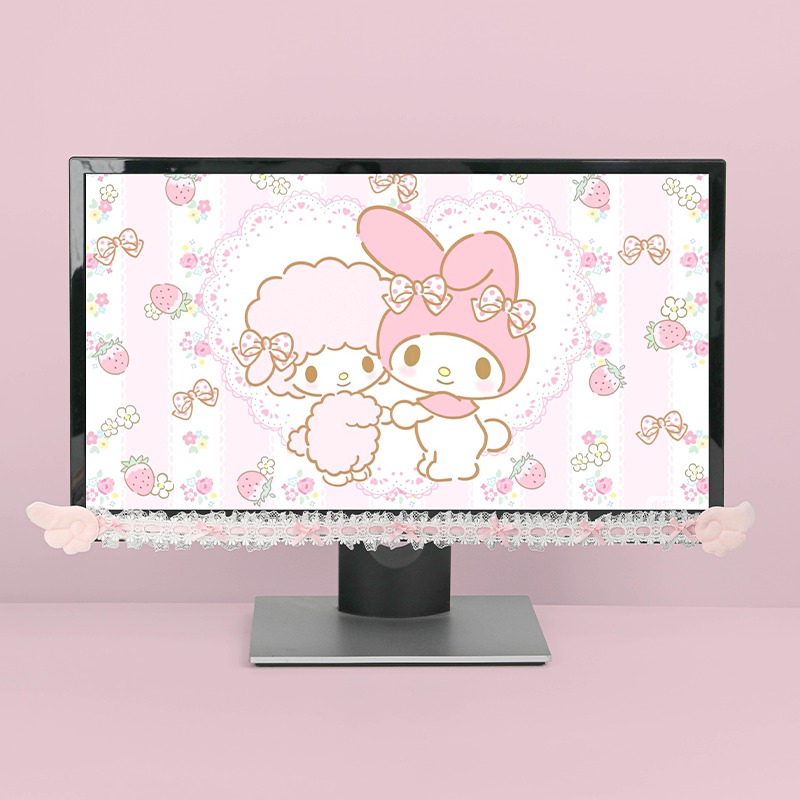 Cute Lace Monitor Frame Decor  - Accessories For Your Gaming Room reseña y precio