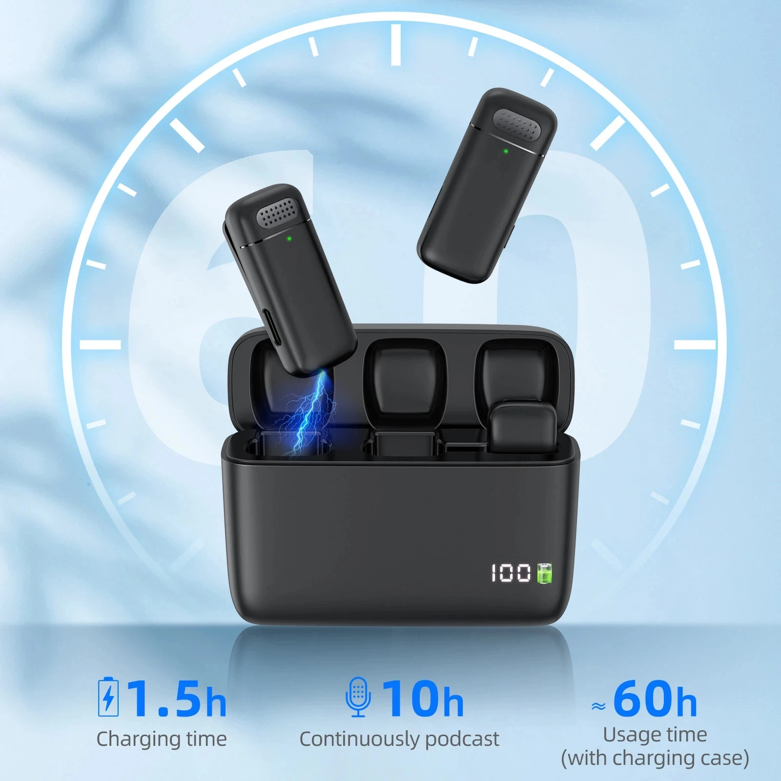 2in1 K30 Wireless Lavalier Mic - Gaming Accessories Iphone reseña y precio