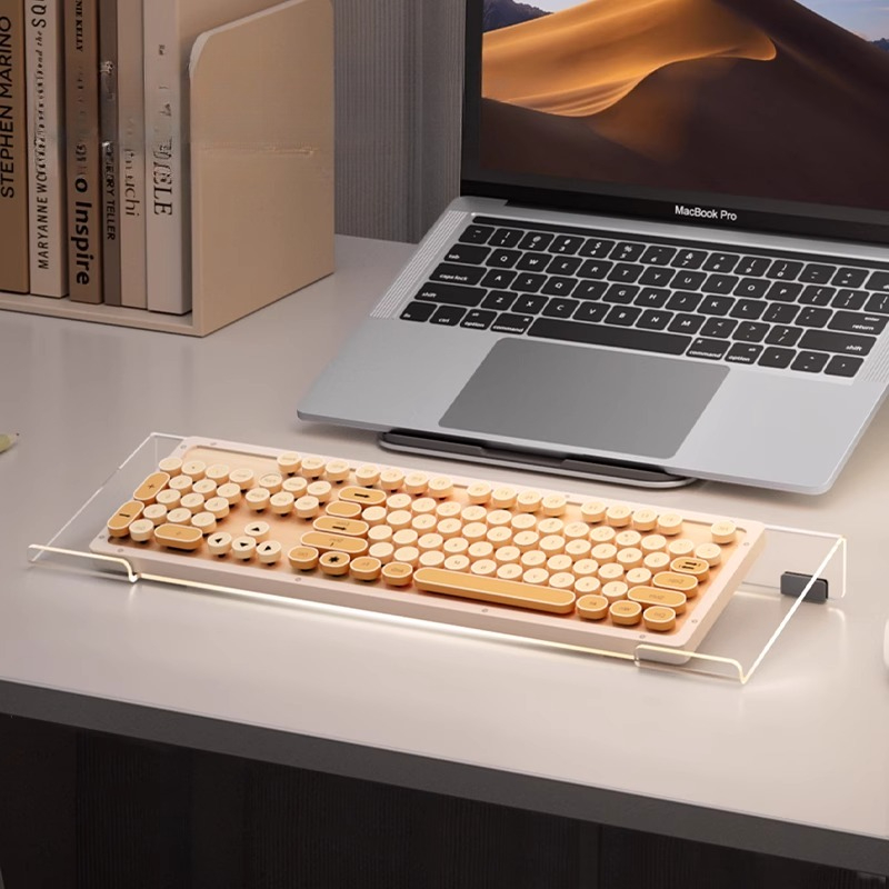 Acrylic Keyboard Tray Stand Er - Gaming Accessories Rack reseña y precio