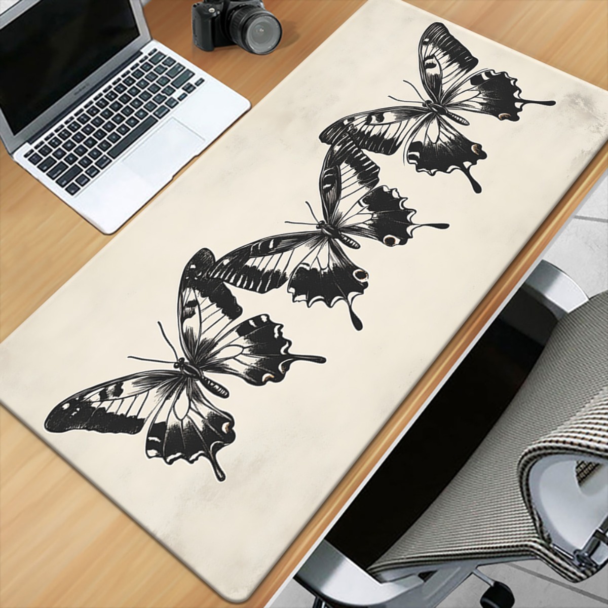 Butterfly Illustration Desk Ma - Vintage Gaming Accessories reseña y precio