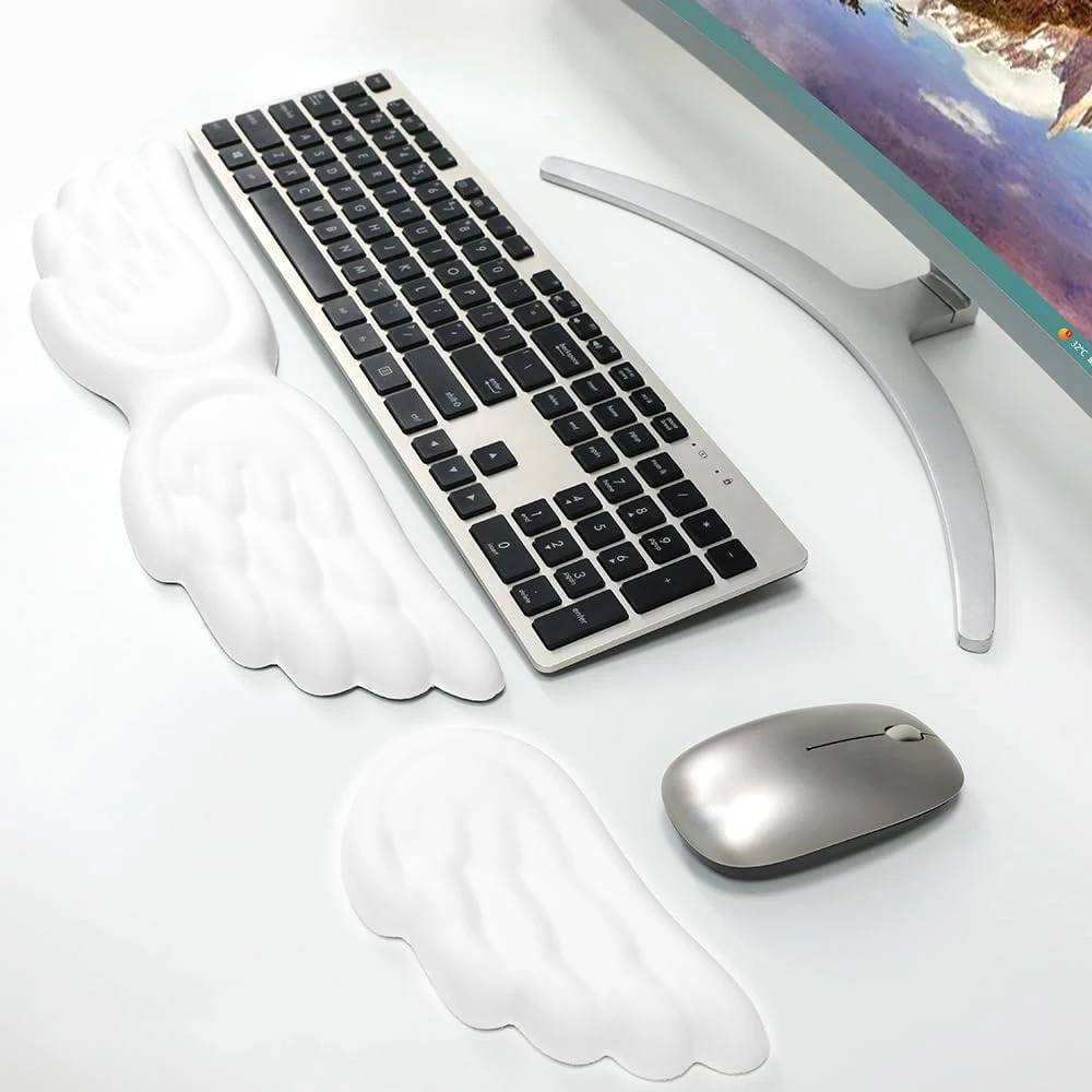 Angel Wings Shaped Keyboard Mo - Gaming Accessories On Sale reseña y precio