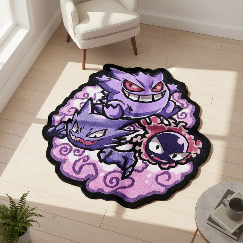 Anime Pokemon Rug, Gengar Haun - Accessories For Your Gaming Room reseña y precio