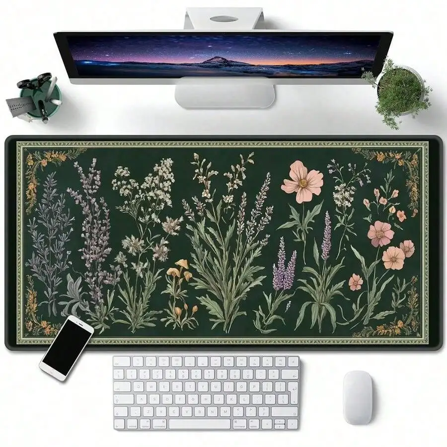 1pc Plant & Floral Pattern Des - Vintage Gaming Accessories reseña y precio