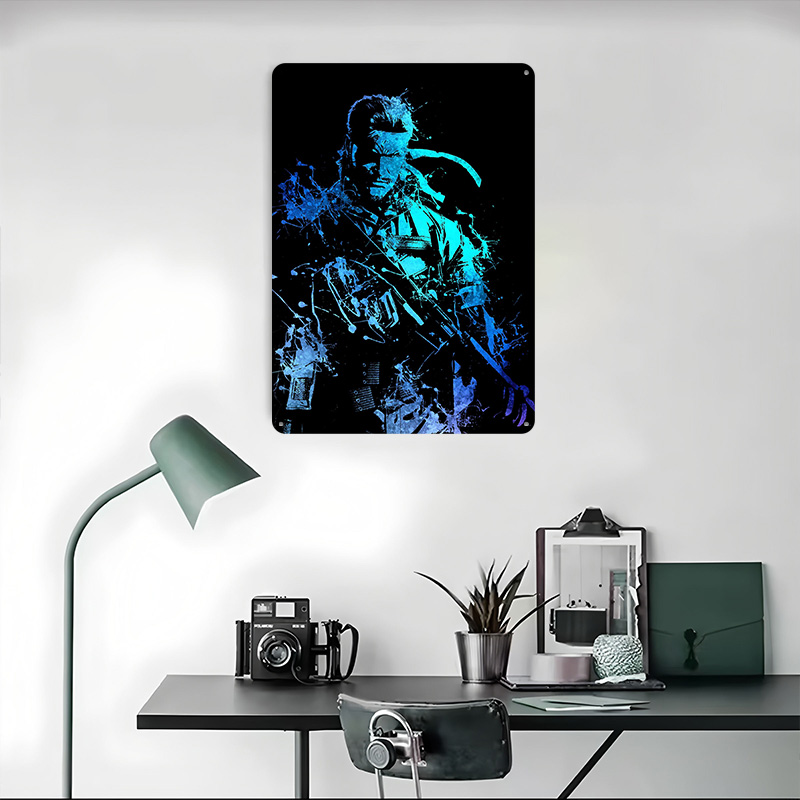 Big Boss Metal Poster Custom W - Vintage Gaming Accessories reseña y precio